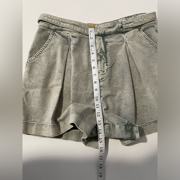 Ted Baker Malin Tailored Denim Shorts Wrap buckle waist pleated 32 - Picture 6 of 11